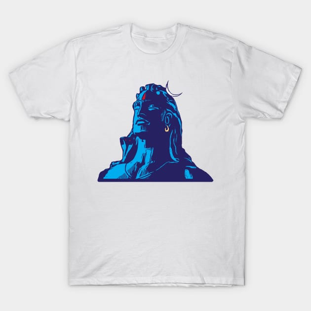 Adiyogi or Adhi Yogi Shiva Mahadev Aum Hindu T-Shirt by alltheprints